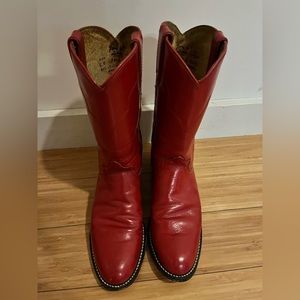 Tony Lama Vintage Red boots size 6